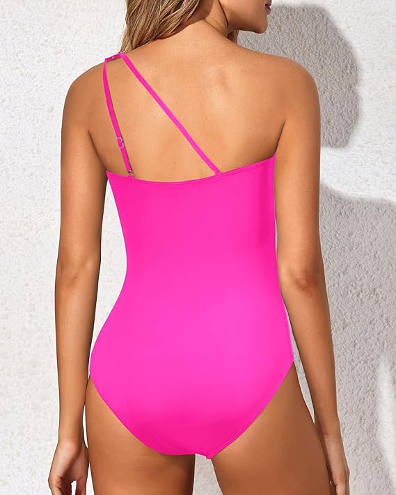 Margaret Flattering One-Shoulder Swimsuit