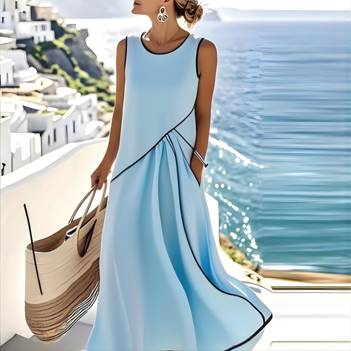 Eva™ | Stylish Striped Summer Dress
