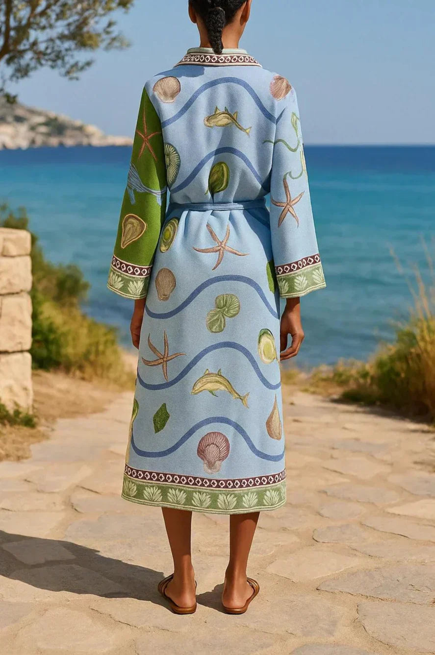 Grace - Relaxed Belted Midi Dress