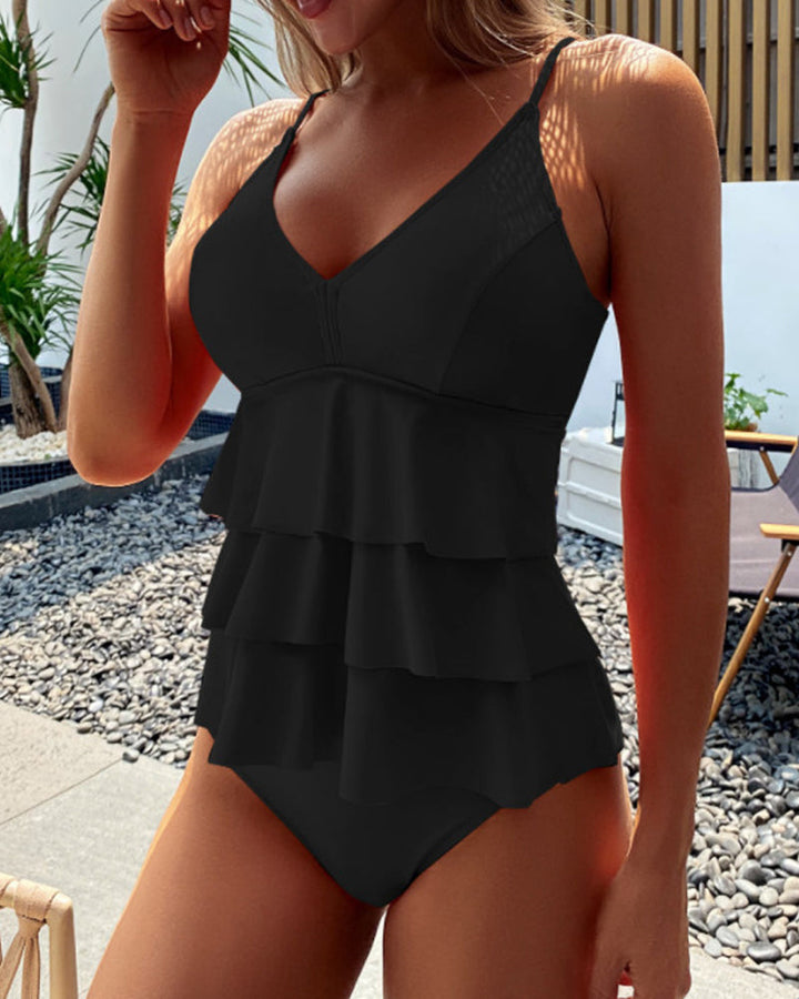 Beatrice - Flattering Swimsuit with Stylish Ruffles