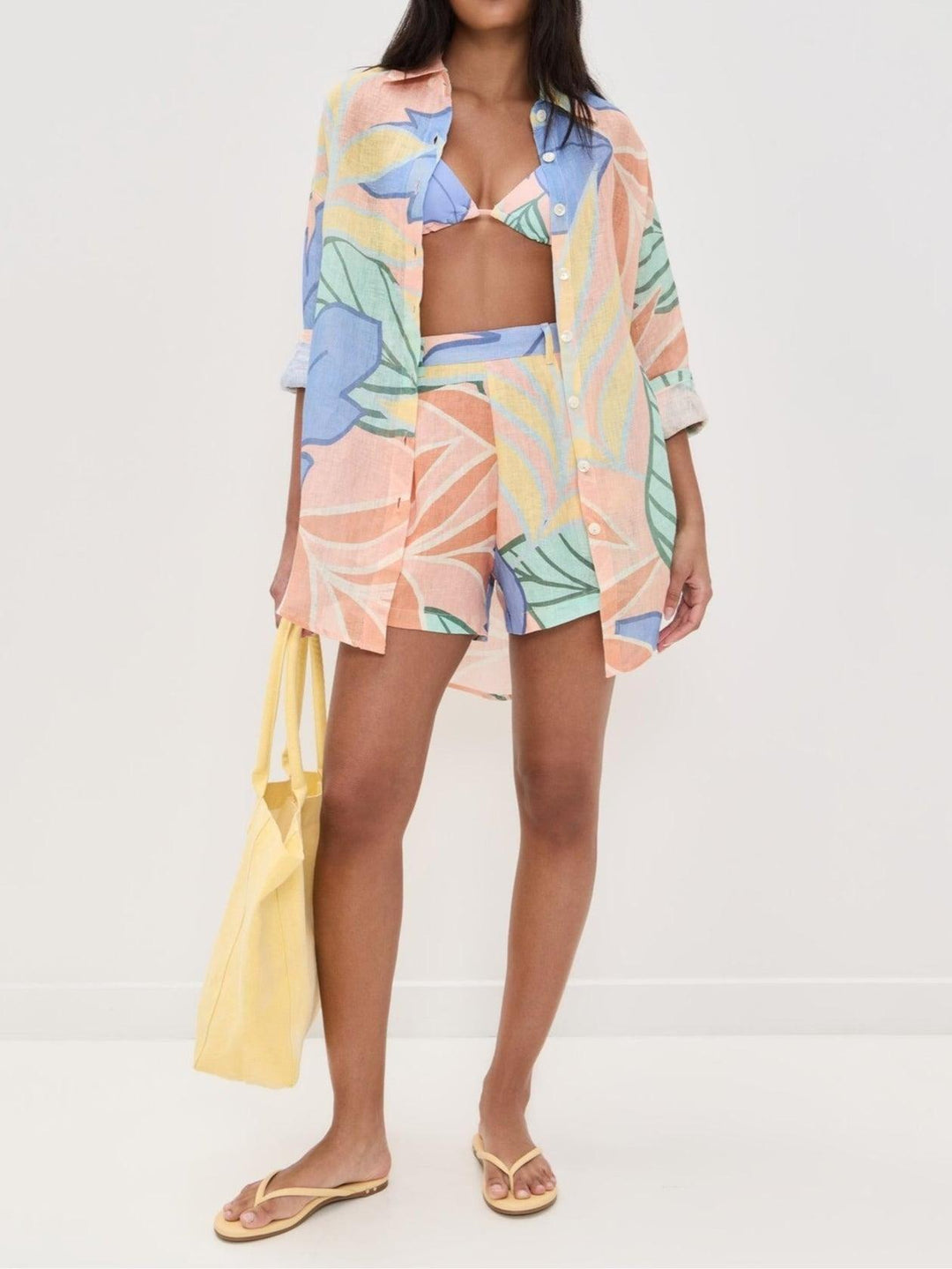 Hailey - Breezy Tropical Short Set