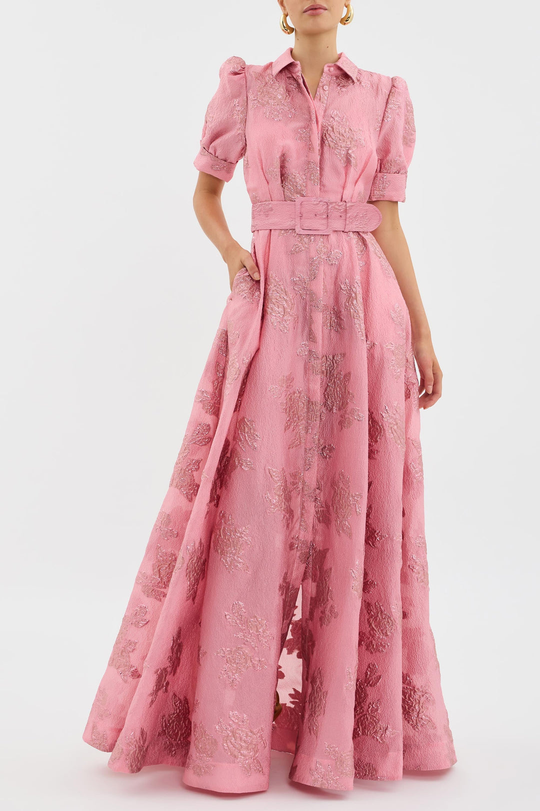 Evelyn | Dress with Short Puff Sleeves