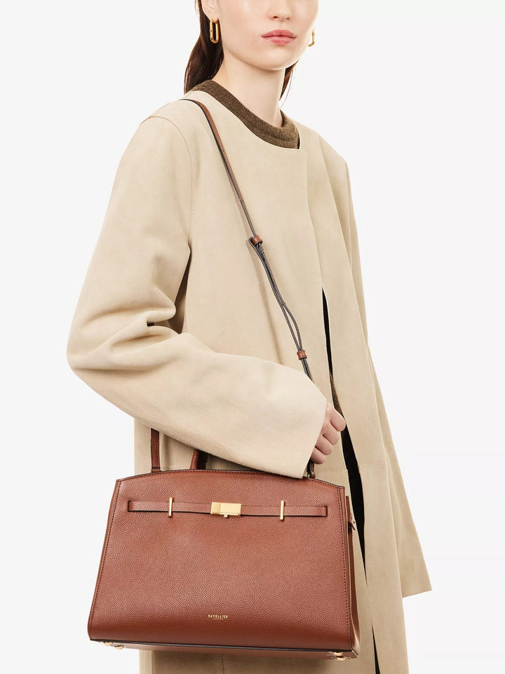 Amélisse - Stylish Midi Leather Handbag