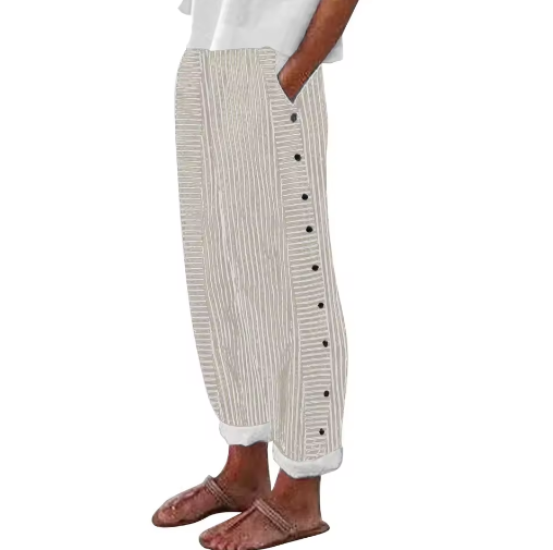 Claire™ | Relaxed Striped Casual Pants
