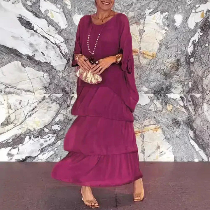 Selene Flowing Tiered Maxi Dress