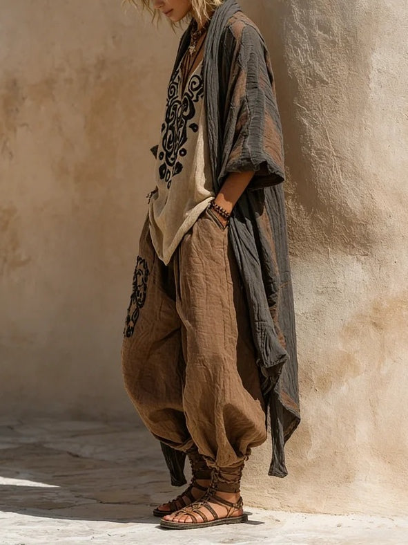 Isabella - Effortless Bohemian Three-Piece Set