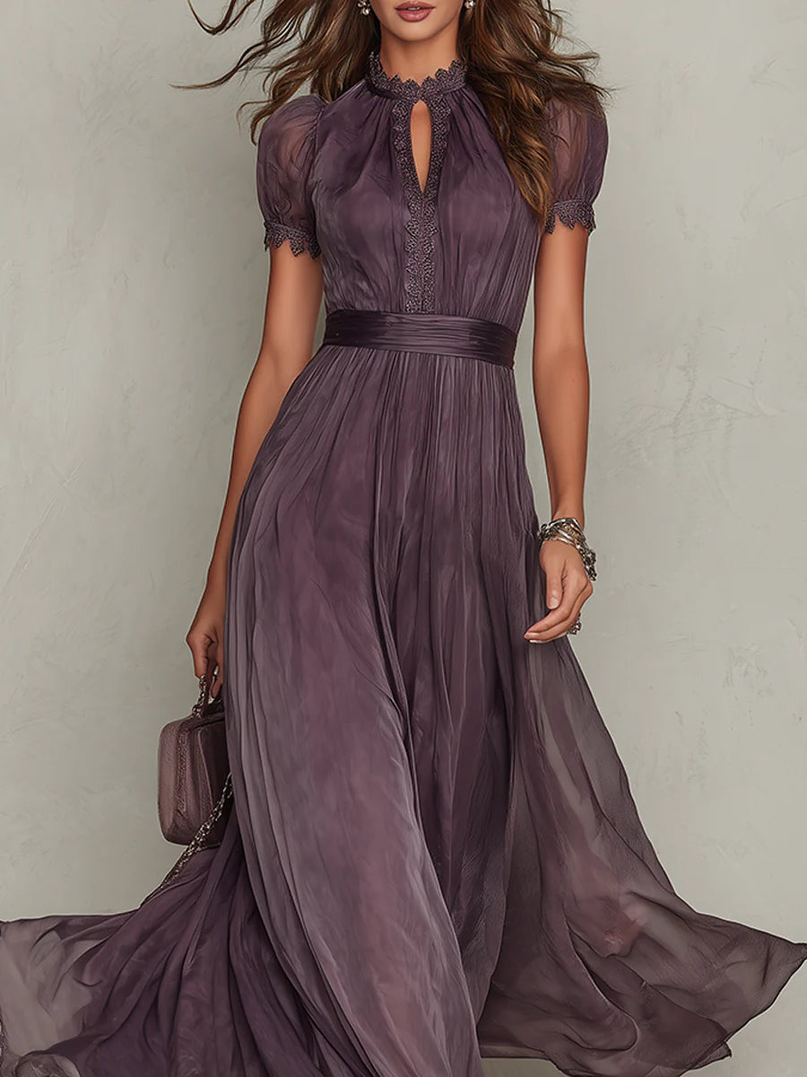 Riley | Vintage Chiffon Maxi Dress