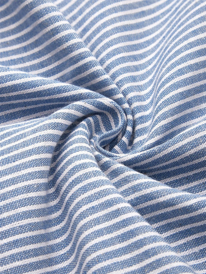 Avery | Striped Midi Dress Effortless Comfort Everyday Confidence