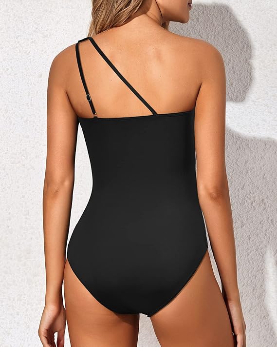 Margaret Flattering One-Shoulder Swimsuit
