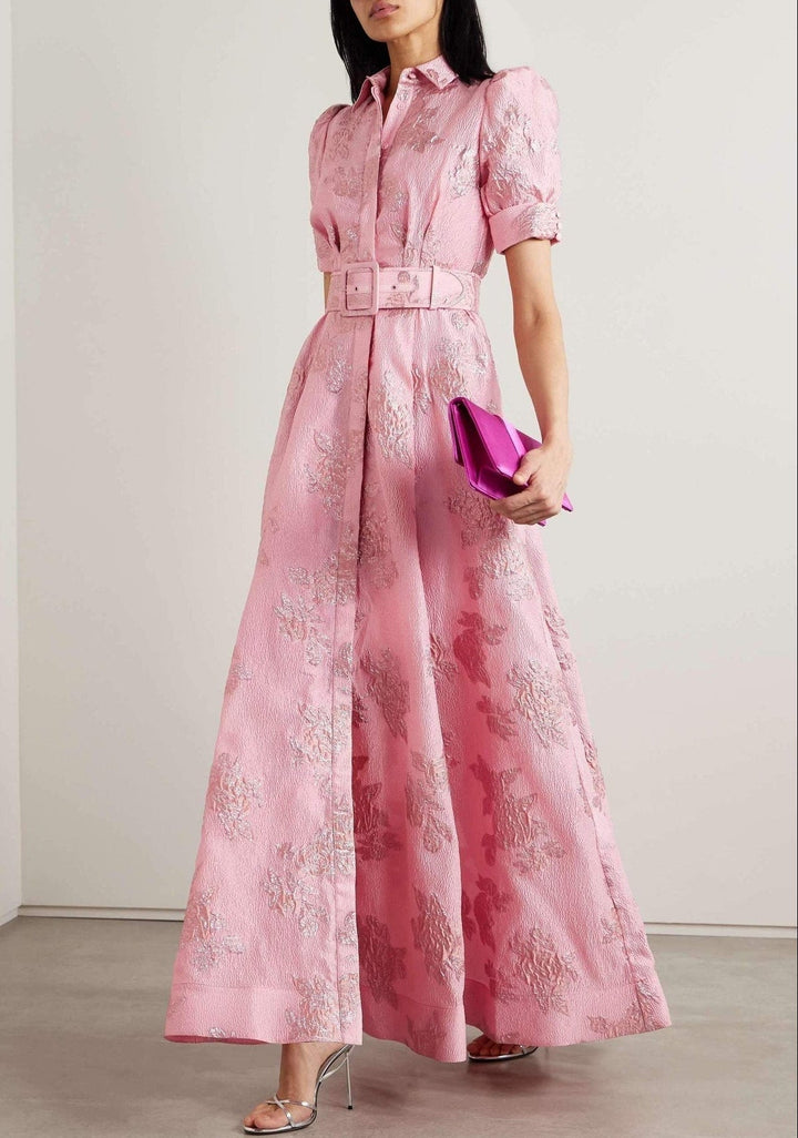 Evelyn | Dress with Short Puff Sleeves